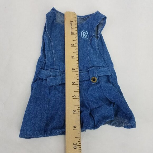 Battat Jean Doll Denim Dress Pink Shoes Our Generation OG 18" fits American Girl - Picture 10 of 11
